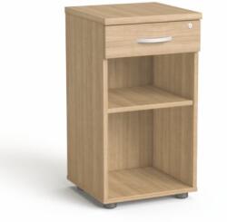 MAYAH Szekrény, asztalmagas, fiókos, nyitott polcos, MAYAH „Freedom SV-14, kőris (IBXSZ14K)