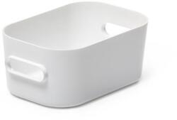 SMARTSTORE Műanyag tárolódoboz, 0, 6 liter, SMARTSTORE „Compact XS, fehér (CSDSMART01)