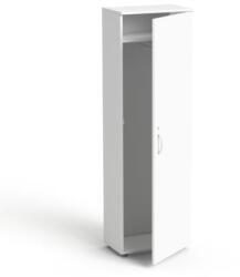 MAYAH Szekrény, 5 rendező magas, ruhás, keskeny, MAYAH „Freedom SV-05, fehér (IBXSZ05F)