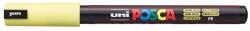 uni Dekormarker, 0, 7 mm, UNI „Posca PC-1MR, napsárga (TUPC1MRNS)