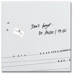 Sigel Mágneses üvegtábla, 48x48x1, 5 cm, SIGEL „Artverum® „, Little birds mintázat, matt (SDGL274)