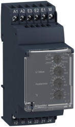 Schneider Electric Harmony Control feszültségfigyelő relé, 2CO, 5A, 24…240VAC/DC, mérési tart. : 1…100V RM35UA11MW