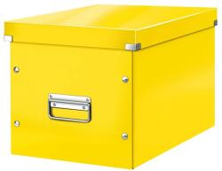 LEITZ Doboz, L méret, LEITZ „Click&Store, sárga (E61080016)