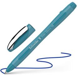 Schneider Golyóstoll, 0, 7 mm, kupakos, SCHNEIDER „Slider Memo XB, pávakék (TSCMEMPK)