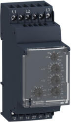 Schneider Electric Harmony Control háromfázisú feszültségfigyelő relé, 3f, 1+1CO, 5A, 220…480VAC RM35UB330