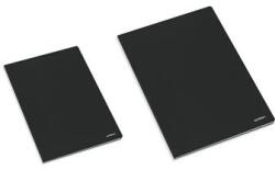 Ambar Füzet, tűzött, A5, sima, 80 lap, AMBAR „Classic, fekete (AMB80310)