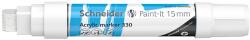 Schneider Dekormarker, akril, 15 mm, SCHNEIDER „Paint-It 330, fehér (TSC330F)