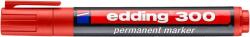 edding Alkoholos marker, 1, 5-3 mm, kúpos, EDDING „300, piros (TED30021)