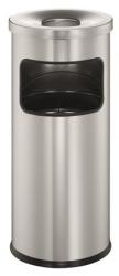 DURABLE Tűzálló szemetes, kerek, hamutartóval, DURABLE „Safe, ezüst (DB333223)