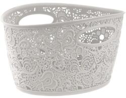 Keter Csipke hatású kosár, CURVER „Victoria, fehér (CSCV1)