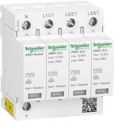 Schneider Electric ACTI9 iPRD1 túlfeszültség-korlátozó, 12.5r, 3P-N A9L16482