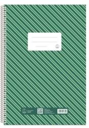 Fűzfői Papírmanufaktúra Spirálfüzet, A4, sima, 80 lap, FŰZFŐI „Novum (FFS8080)