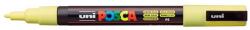 uni Dekormarker, 0, 9-1, 3 mm, UNI „Posca PC-3M, napsárga (TUPC3MNS)