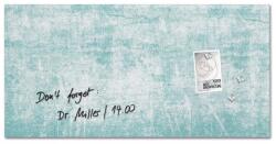 Sigel Mágneses üvegtábla, 91x46x1, 5 cm, SIGEL „Artverum® „, türkizkék fal mintázat, matt (SDGL287)