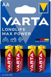 VARTA Elem, AA ceruza, 4 db, VARTA „Longlife Max Power (VEMTAA4)