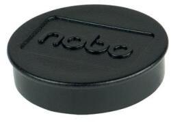 Nobo Mágneskorong, erős, 38 mm, 10 db, NOBO, fekete (VN15312) - becsiirodaker