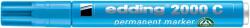 edding Alkoholos marker, 1, 5-3 mm, kúpos, EDDING „2000, világoskék (TED2000VK)