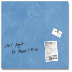 Sigel Mágneses üvegtábla, 48x48x1, 5 cm, SIGEL „Artverum® „, kék struktúrált minta, matt (SDGL294)