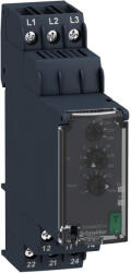 Schneider Electric Harmony Control háromfázisú fázisfigyelő relé, kikapcsolás késleltetővel, 2CO, 8A, 200…240VAC RM22TA31