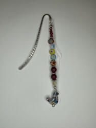  Színes Dalnok - kézzel készült madaras könyvjelző (JJKONYV42)