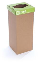 RECOBIN Szelektív hulladékgyűjtő, újrahasznosított, 50 l, RECOBIN „Office, zöld (URE003)