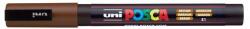 uni Dekormarker, 1, 8-2, 5 mm, UNI „Posca PC-5M, barna (TUPC5MB)