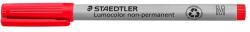 STAEDTLER Alkoholmentes marker, OHP, 1 mm, STAEDTLER „Lumocolor® 315 M, piros (TS3152)