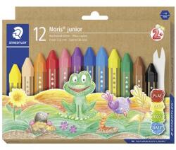 STAEDTLER Zsírkréta, vastag, hatszögletű, STAEDTLER „Noris Junior 224, 12 különböző szín (TS224C12)