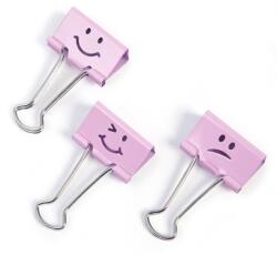 Rapesco Bindercsipesz, 19 mm, „Fun, RAPESCO, világos rózsaszín (IR1349)