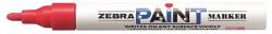 Zebra Lakkmarker, 3 mm, ZEBRA „Paint marker, piros (TZ51013)