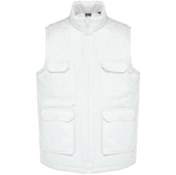 Designed To Work WK607 UNISEX PADDED MULTI-POCKET POLYCOTTON VEST (wk607wh-m)