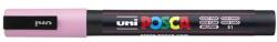 uni Dekormarker, 0, 9-1, 3 mm, UNI „Posca PC-3M, világos rózsaszín (TUPC3MVR)