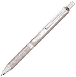 Pentel Rollertoll 0, 35mm, fém ezüst test, Pentel Energel BL407-A, írásszín kék (BL407A)