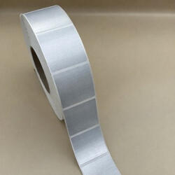  50x50mm PET Matt SILVER műanyag címke 1000 db/40gy