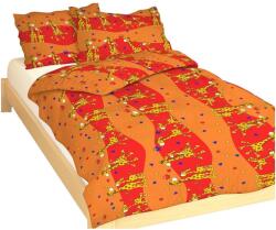 DADKA VRACOV ágyneműhuzat kiságyba krepp Zsiráf piros. 90x130, 45x60 (01335-ZIRAFACERVA)