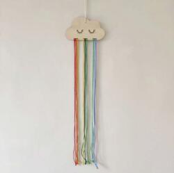 Yipei E-commerce commercial firm Fali akasztós dekoráció - Felhő alakú felakasztható hajcsat, hajgumi tároló színes