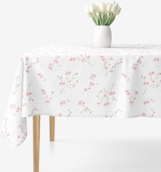 Goldea szögletes terítő 100% pamutvászon - cseresznyevirágok 120 x 120 cm
