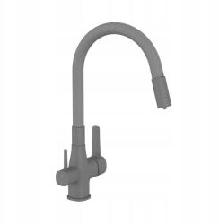 INVENA Mosogató Csaptelep Glamour Szűrővel Invena Trend, Szürke (BZ-02-F05-V)