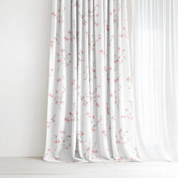 Goldea pamut függöny - cseresznyevirágok 280x150 cm