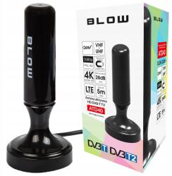 BLOW Erős Aktív Szoba Antenna DVBT-2 Tv Fhd 4K MUX-8 Lte Erősítő Mágnes (21-040#)