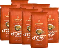 Dallmayr Pachet 8 x Dallmayr Crema d'Oro Intensa, cafea boabe la 1kg