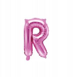 Party Deco R betűs lufi, sötét rózsaszín, 35cm