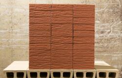 OLF Caramida Klinker Ruby-red Bark Unsanded NF (240x115x71 mm) (OLF-RUBYRBARKUNS-NF)