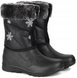  Női Hótaposó Könnyű Habszivacs Csizma Szőrme Béléssel 41-ES (VER-401)