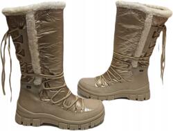 RIEKER bélelt csizma Tex membránnal, gyapjú béléssel Rieker Z1083 Bézs arany r38 (Z1083-62)