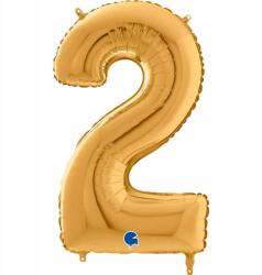 Grabo Léggömb Grabo 2-es szám arany 66cm