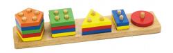 Viga Toys Sortator-stivuitor de forme geometrice (58558) - bekid