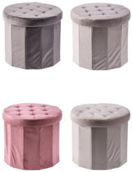 AdTrend Set 4 tabureti catifea 45 x 40 cm (102121)