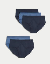 Marks & Spencer Памучни слипове, 5 бр. Marks & Spencer синьо Marks & Spencer | Sin | МЪЖЕ | S