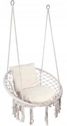 eHokery Függő szék Gólyafészek Togo krémszínű párna (5902340320792)